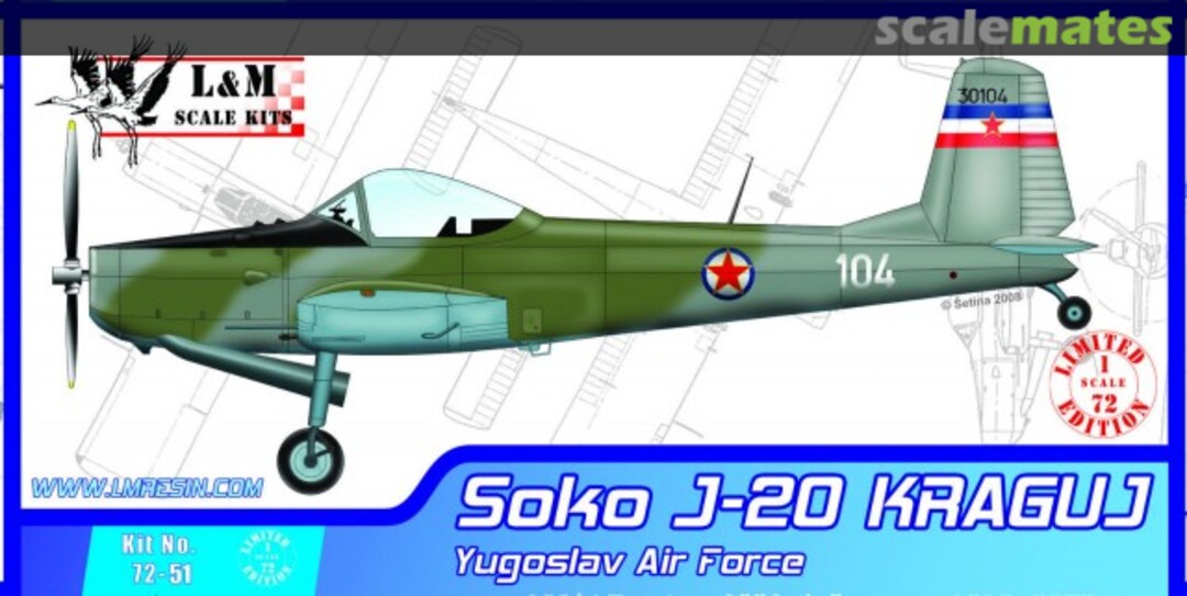Boxart Soko J-20 Kraguj 72-51 L&M Resin Kits Boxart Soko J-20 Kraguj 72-51 L&M Resin Kits