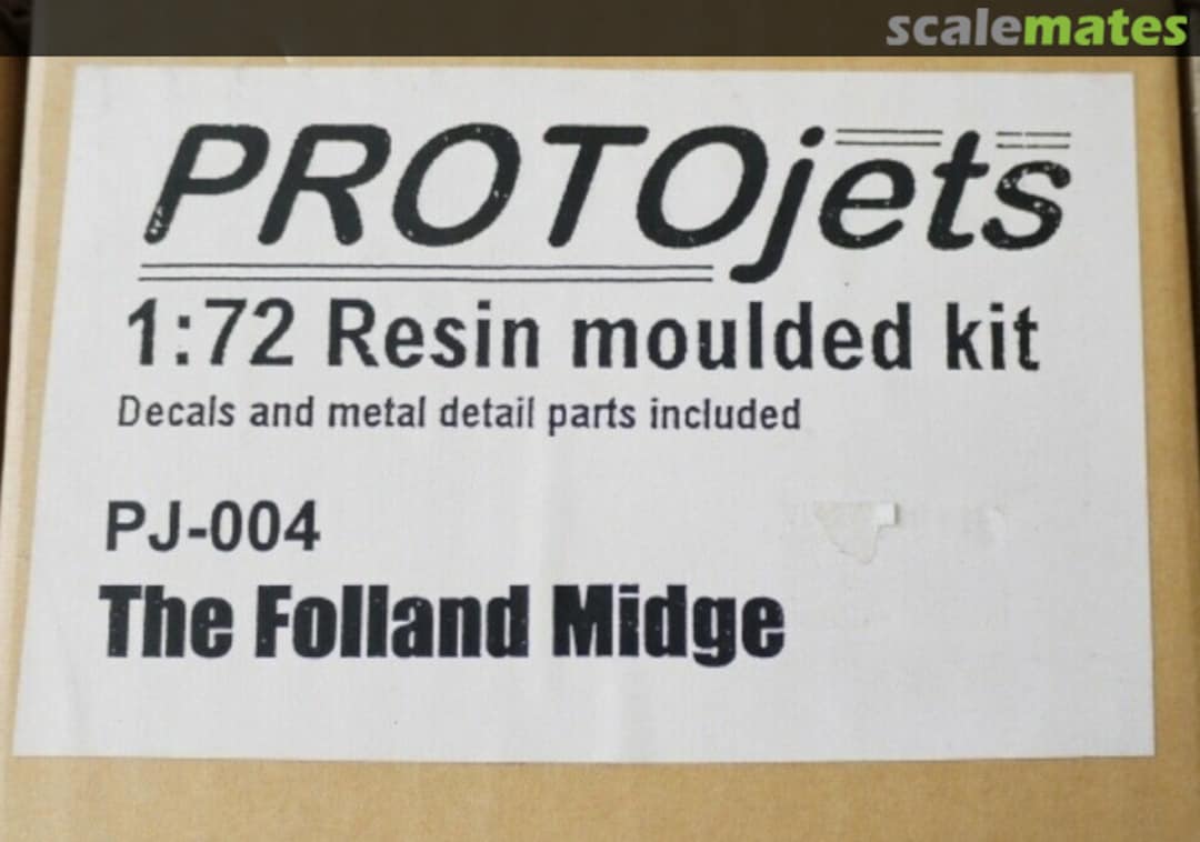Boxart Folland Midge PJ-004 PROTOjets