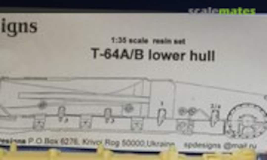 1:35 T-64 correct lower hull (SP Designs 241) 241