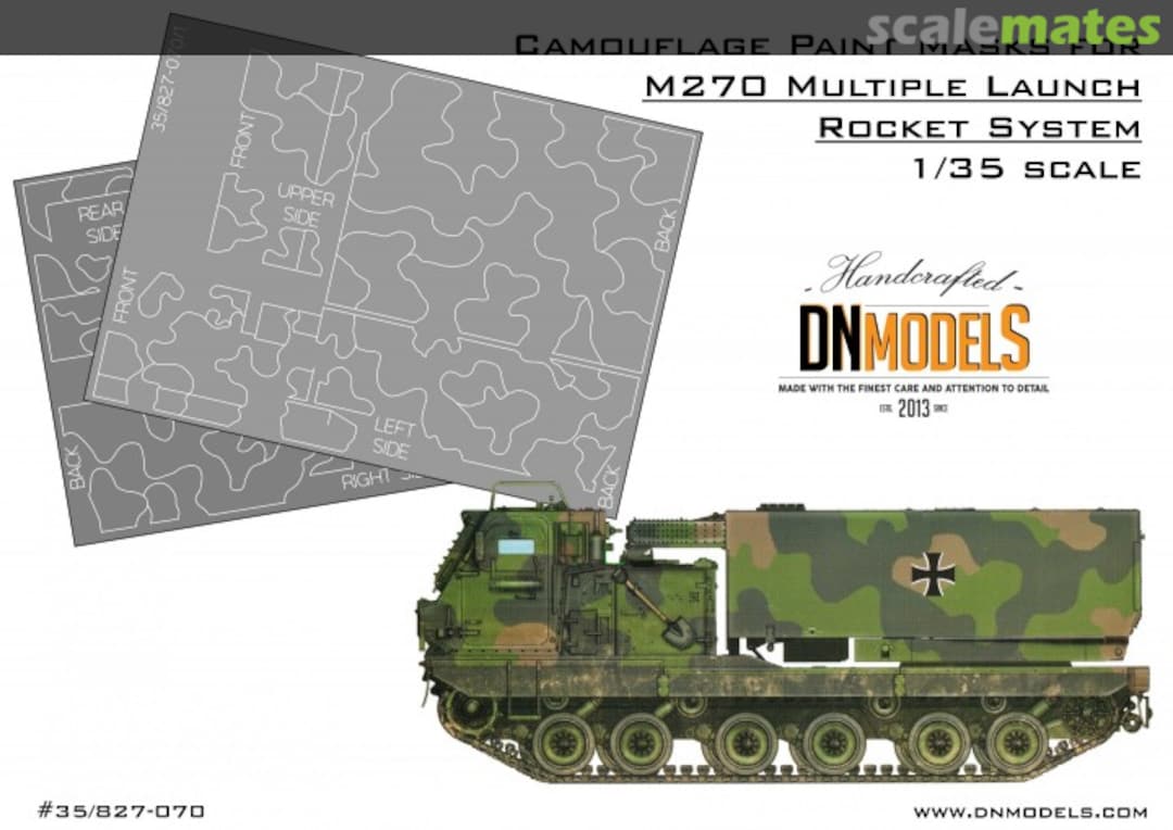 Boxart Camo Paint Mask Set for Mittlere Artillerie Raketen System (MARS) 35/827-070 DN Models Boxart Camo Paint Mask Set for Mittlere Artillerie Raketen System (MARS) 35/827-070 DN Models