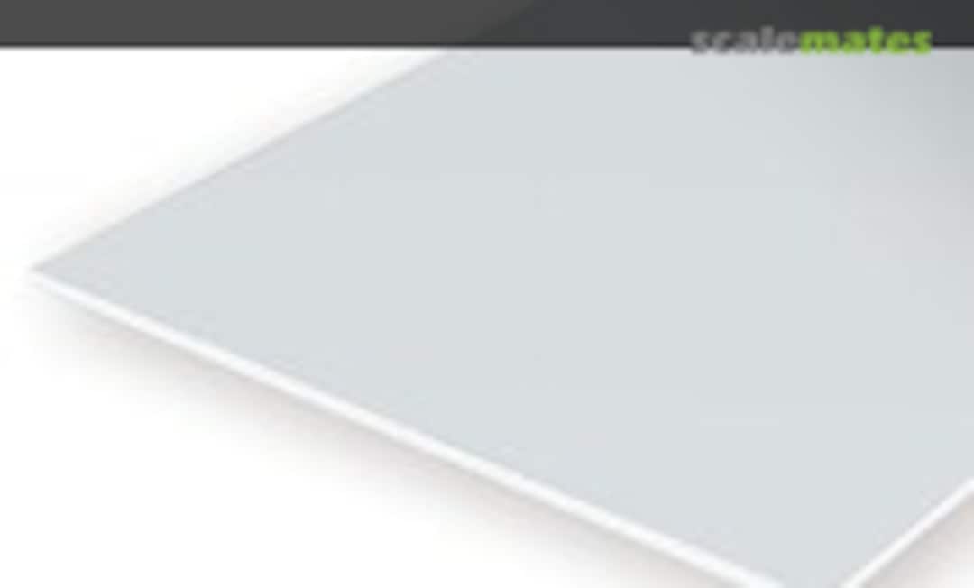 No .060" (1.5mm) Plain Opaque White Polystyrene Sheet (Evergreen Scale Models 9260) 9260
