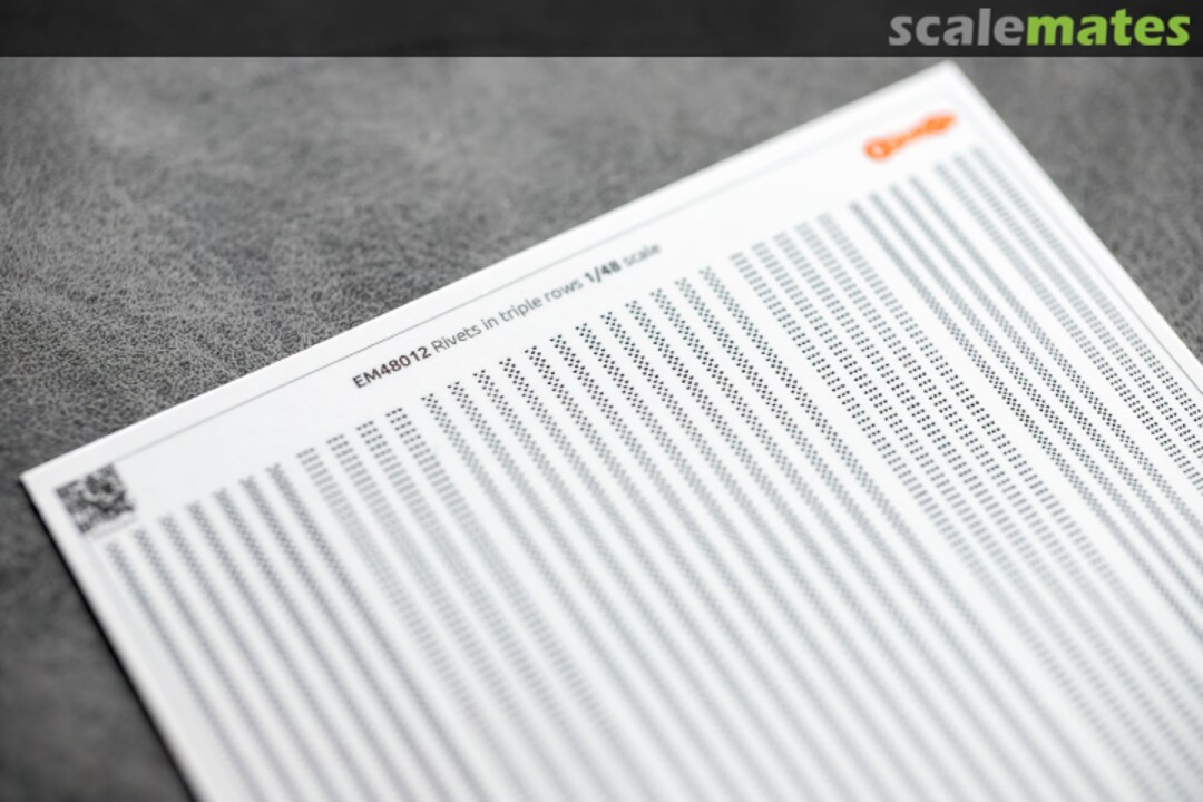 Contents Triple rivet rows EM48012 Embase