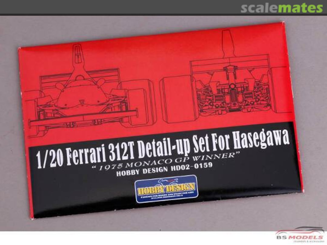 Boxart Ferrari 312T HD02-0159 Hobby Design Boxart Ferrari 312T HD02-0159 Hobby Design
