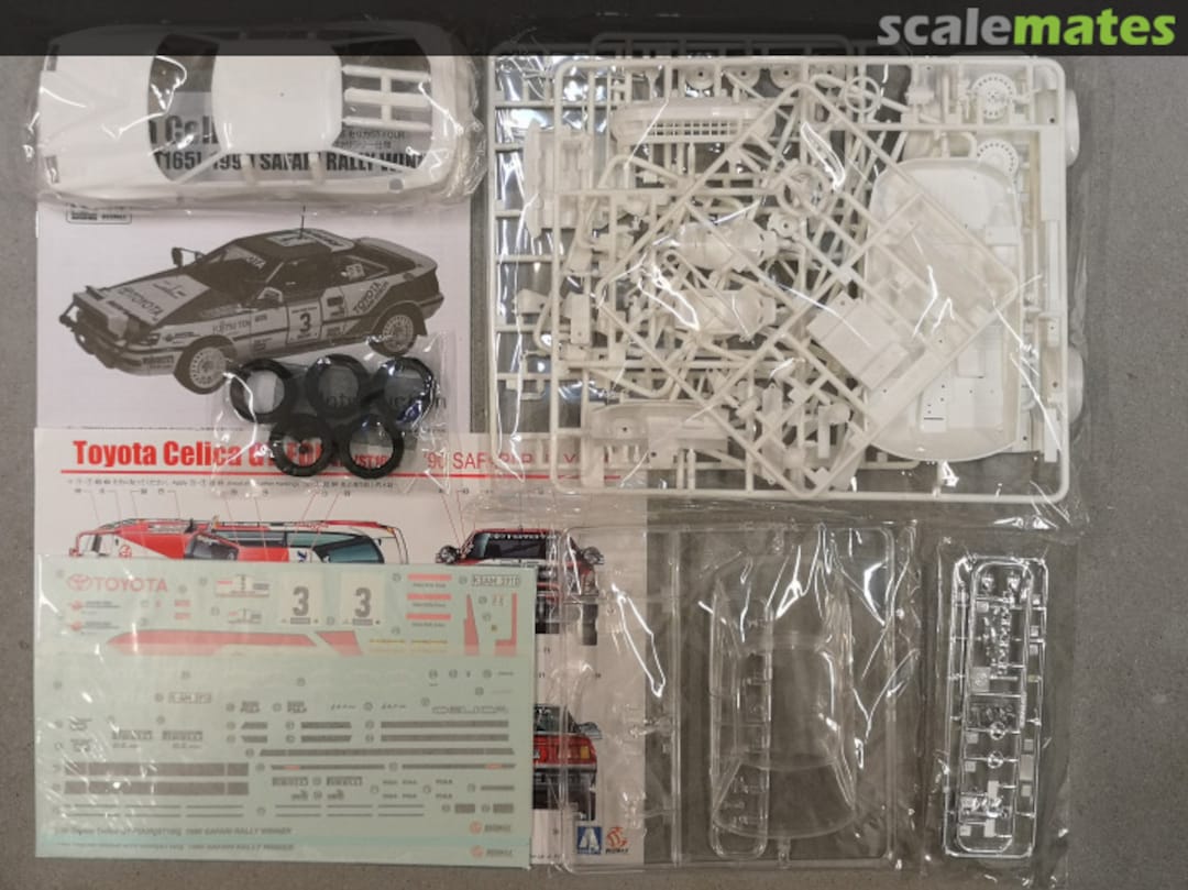 Contents Toyota Celica GT-Four (ST165) B24006 Beemax Model Kits Contents Toyota Celica GT-Four (ST165) B24006 Beemax Model Kits