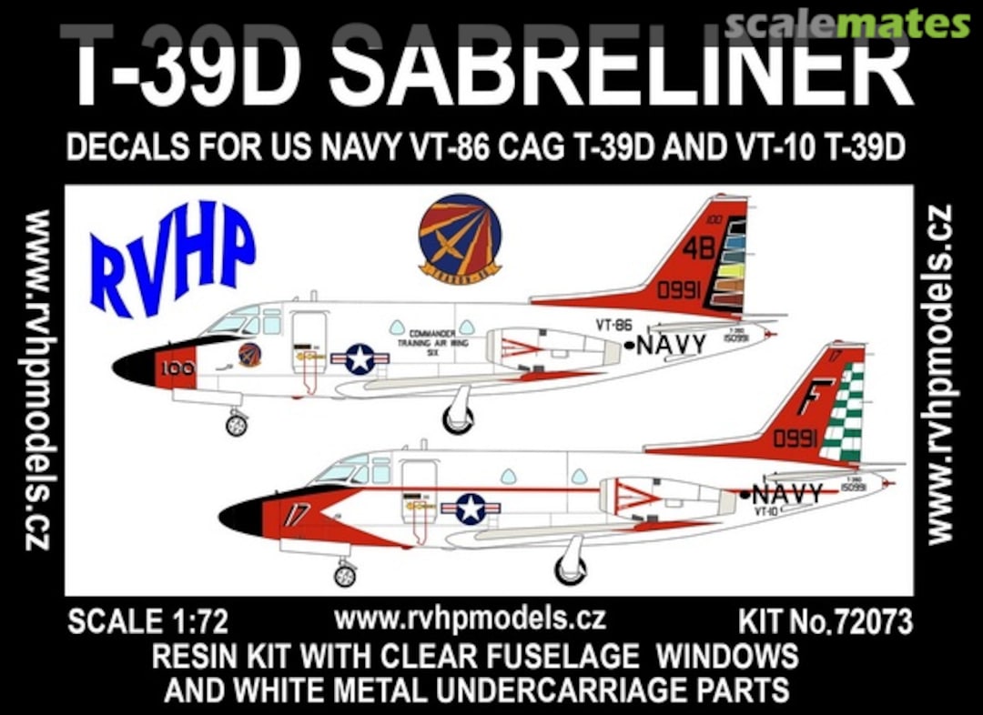 Boxart T-39D Sabreliner 72073 RVHP Boxart T-39D Sabreliner 72073 RVHP