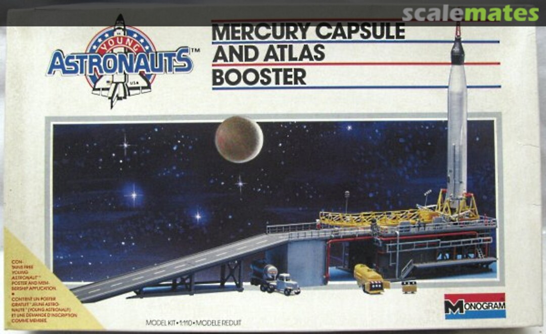 Boxart Mercury Capsule and Atlas Booster 5910 Monogram