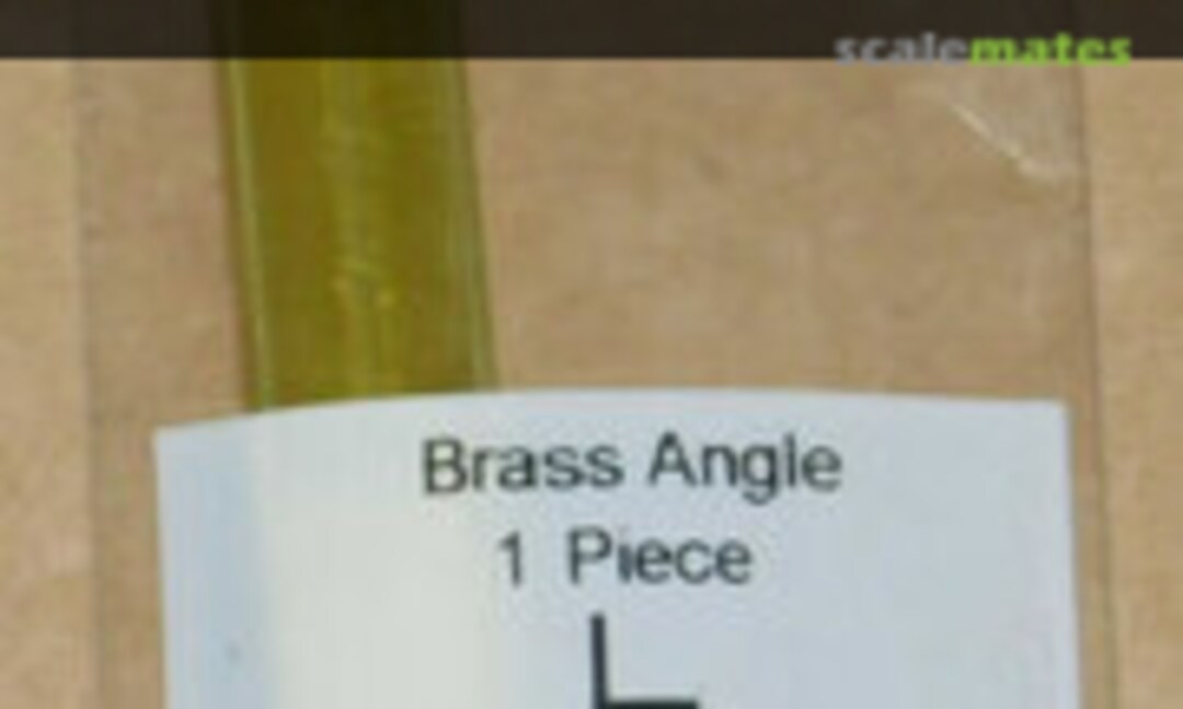 No Brass Angle 300 x 6 x 6 mm (1 Pc.) (Albion Alloys A6) A6