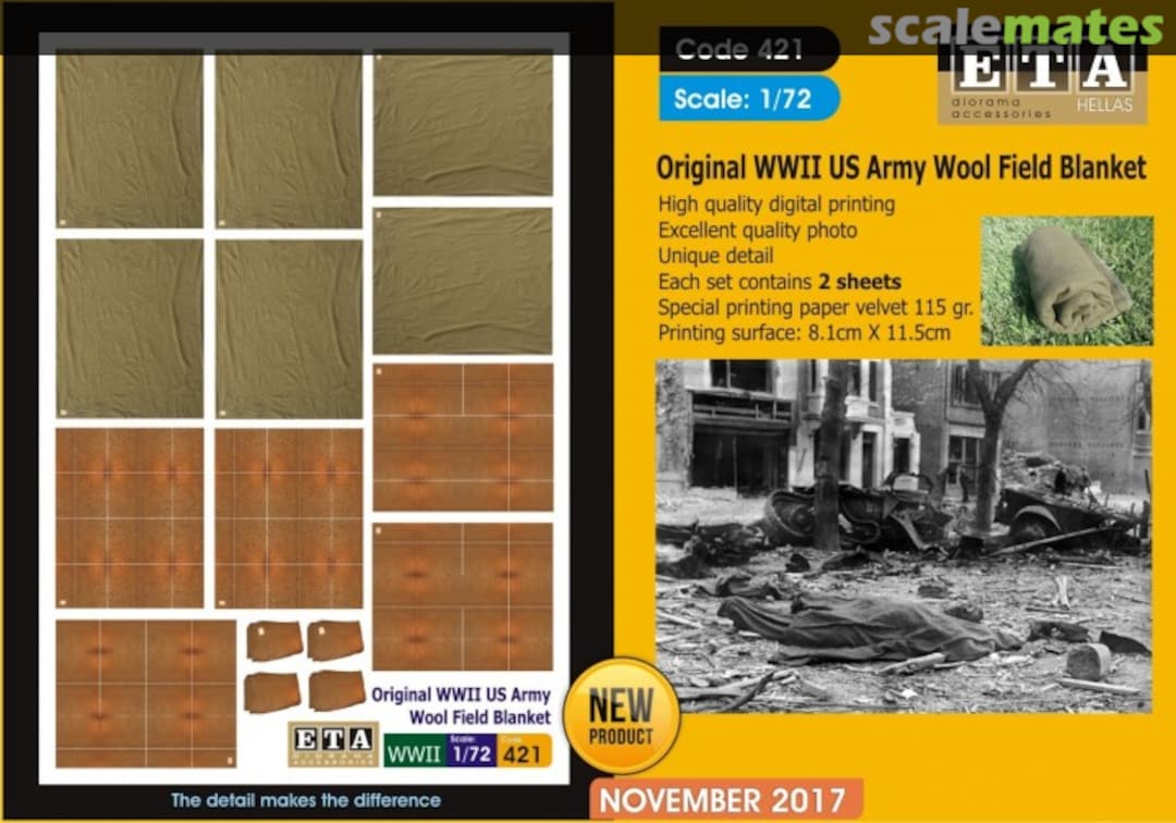 Boxart Original WWII US Army Wool Field Blanket 421 ETA Diorama Accessories Boxart Original WWII US Army Wool Field Blanket 421 ETA Diorama Accessories