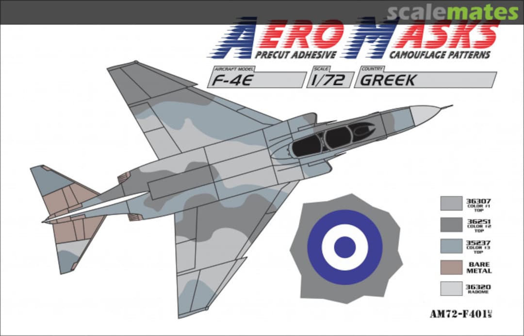 Boxart F-4E Greek AM72-F401 AeroMasks Boxart F-4E Greek AM72-F401 AeroMasks
