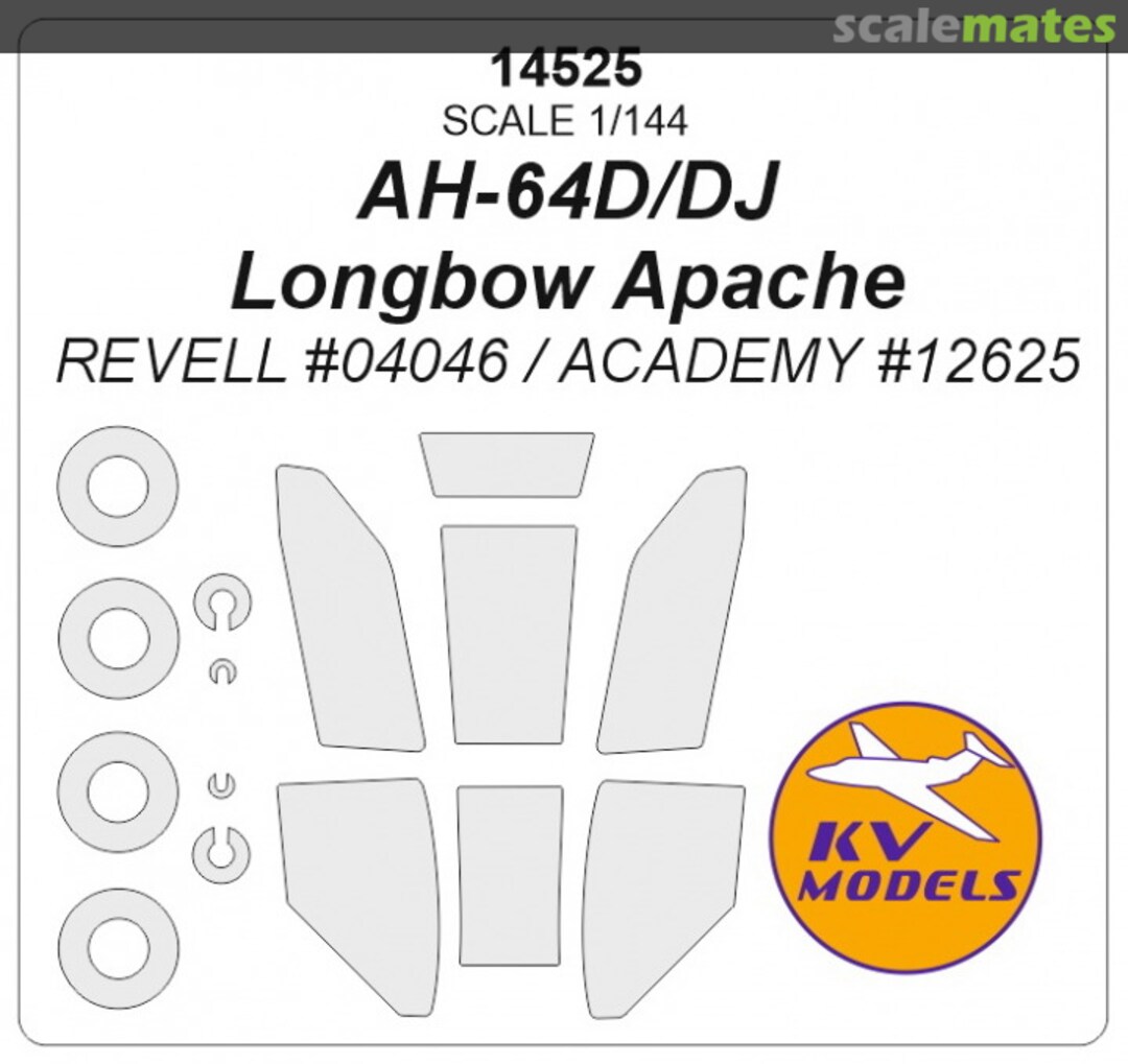 Boxart AH-64D/DJ Longbow Apache 14525 KV Models Boxart AH-64D/DJ Longbow Apache 14525 KV Models