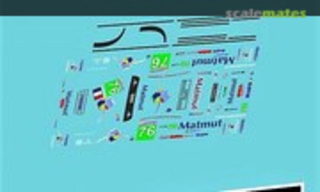 1:24 Porsche 997 GT3 RSR "Matmut" (Atalaya Slot Decals ADLM52) ADLM52