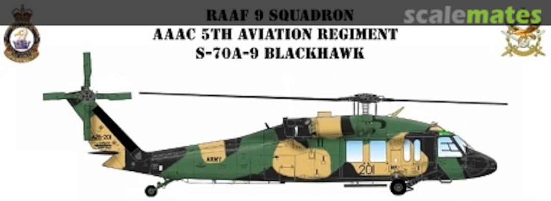 Boxart Sikorsky S-70A-9 Blackhawk - RAAF/Army Delivery Schemes AAF-17 Hawkeye Models Boxart Sikorsky S-70A-9 Blackhawk - RAAF/Army Delivery Schemes AAF-17 Hawkeye Models