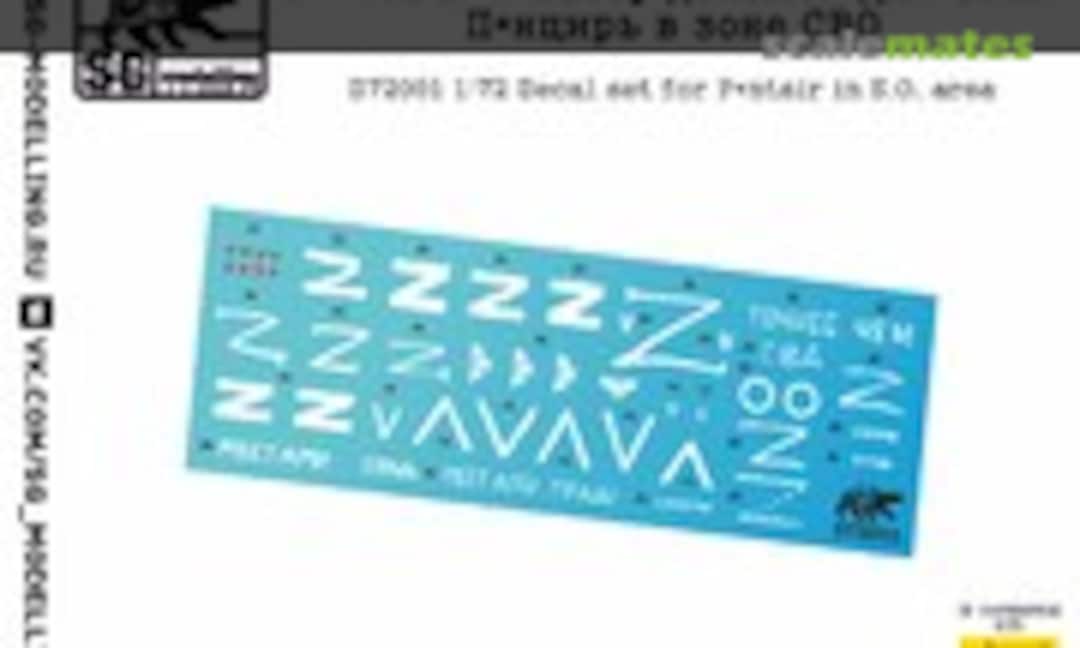 1:72 Decal Set for Pantsir in SVO (SG-MODELLING D72001) D72001