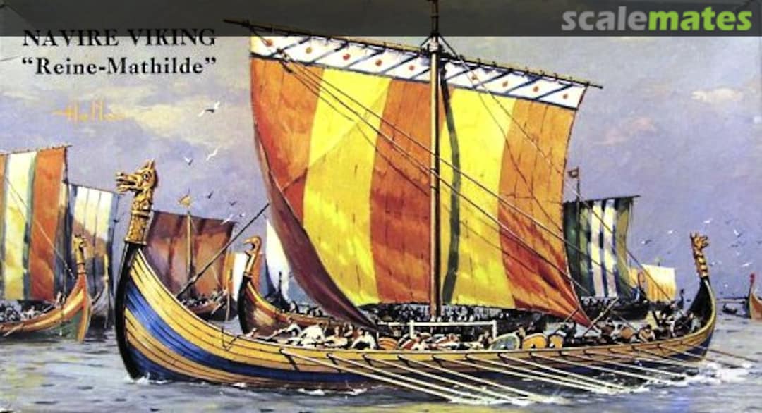 Boxart Navire Viking 'Reine-Mathilde' L890 Heller Boxart Navire Viking 'Reine-Mathilde' L890 Heller