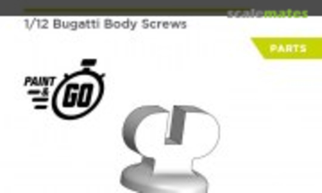 1:12 Bugatti body screws (Decalcas DCL-PAR103) DCL-PAR103