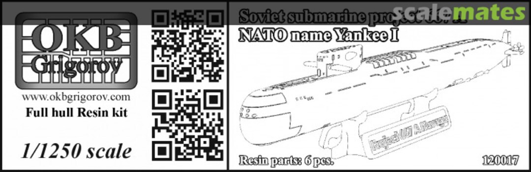 Boxart Project 667 A 120017 OKB Grigorov Boxart Project 667 A 120017 OKB Grigorov