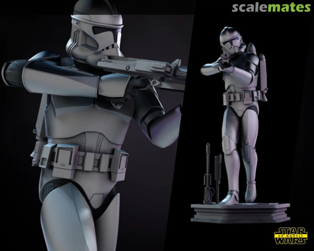 Boxart Clone Trooper Garage Kit Boxart Clone Trooper Garage Kit