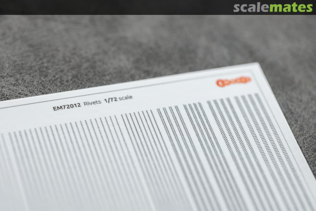 Contents Rivet Rows (1,2 and 3 rows) EM72012 Embase