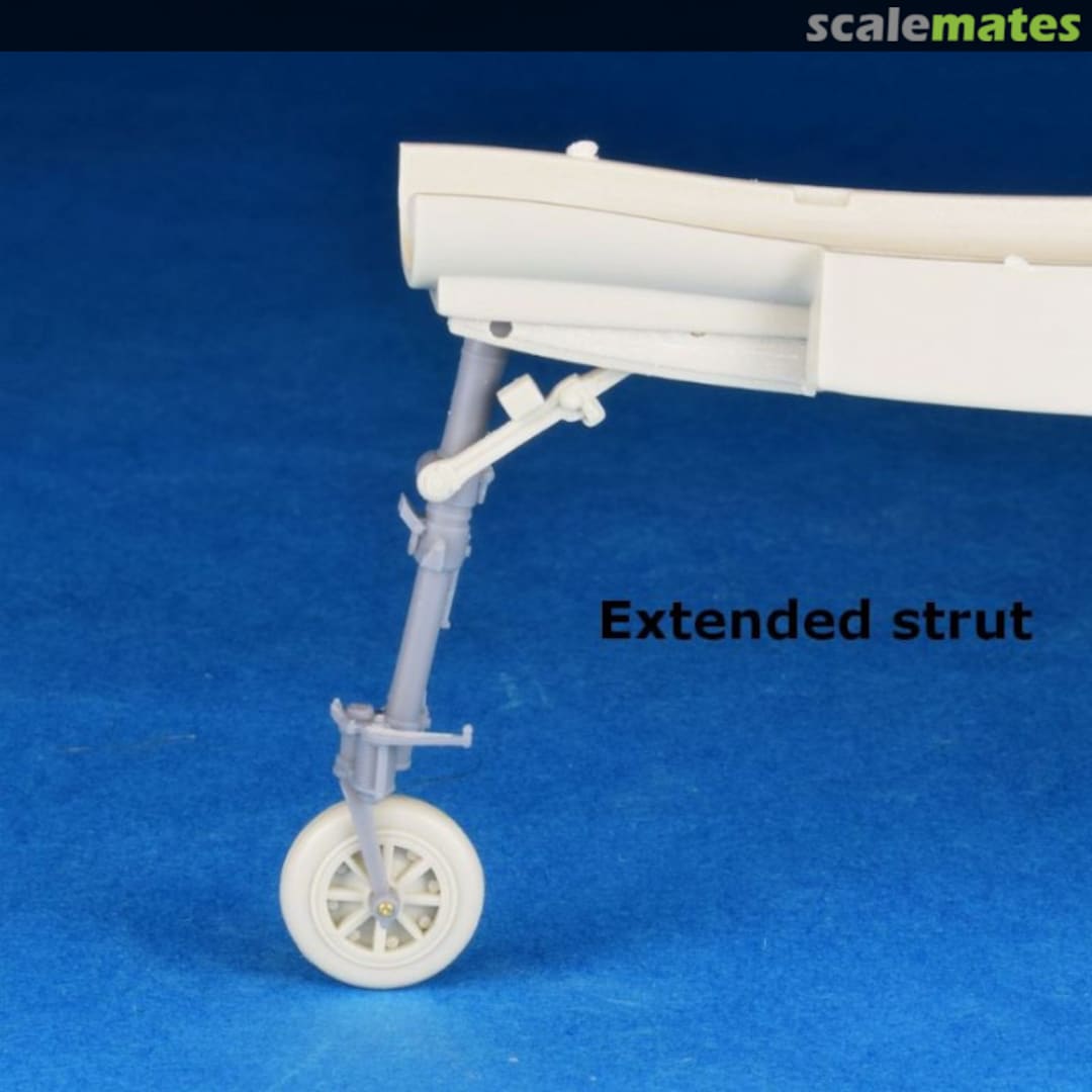 Boxart FJ-2/3 Fury Nose gear upgrade -fully extended HMR 48066-L Hypersonic Models Boxart FJ-2/3 Fury Nose gear upgrade -fully extended HMR 48066-L Hypersonic Models