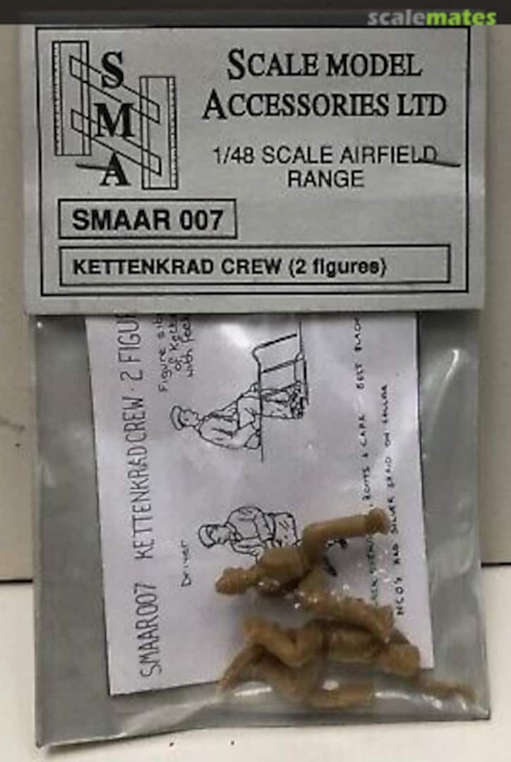 Boxart KETTENKRAD CREW (2 FIGURES) SMAAR 007 Scale Model Accessories