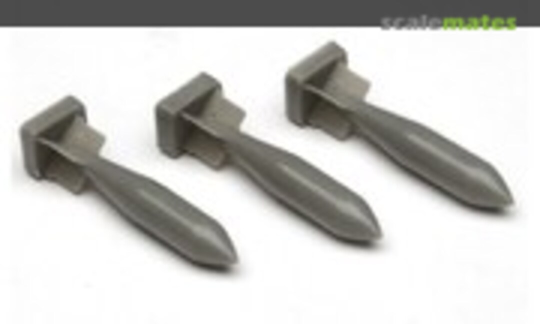 1:48 500kg Bomb m/56 Lyra / RAF 1000 Lb. Bomb (3 Pcs.) (Maestro Models MMK4865) MMK4865