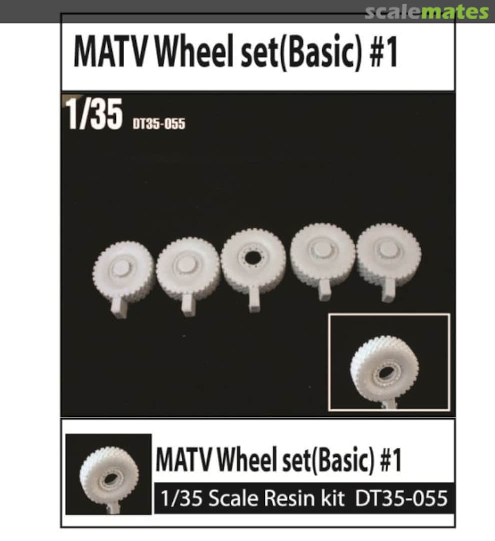 Boxart MATV Wheel Set (Basic) DT35-055 Division Miniature Boxart MATV Wheel Set (Basic) DT35-055 Division Miniature