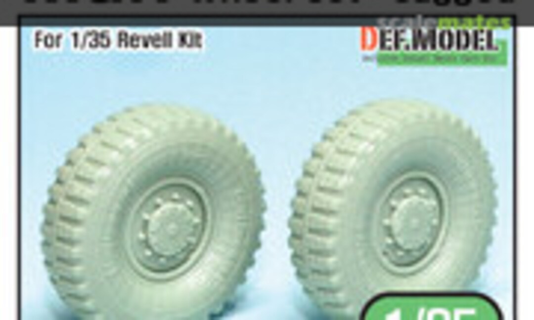 1:35 German Man 10t milgl 8x8 Truck Extra Sagged Wheel Set (for Revell) (Def.Model DW35071)