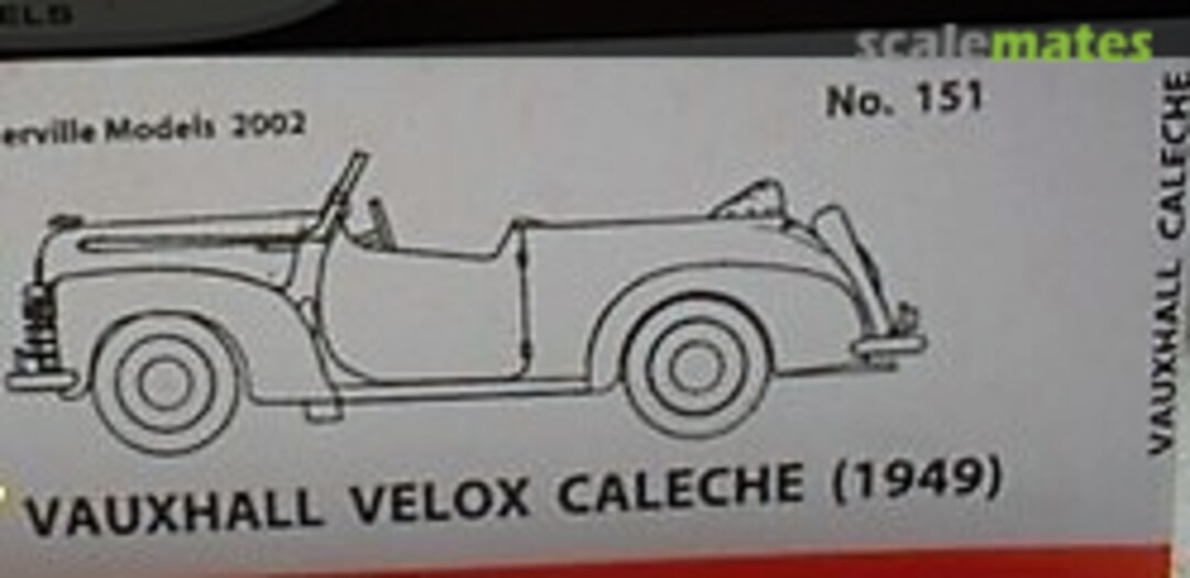 Boxart Vauxhall Velox Caleche 151 Somerville Models