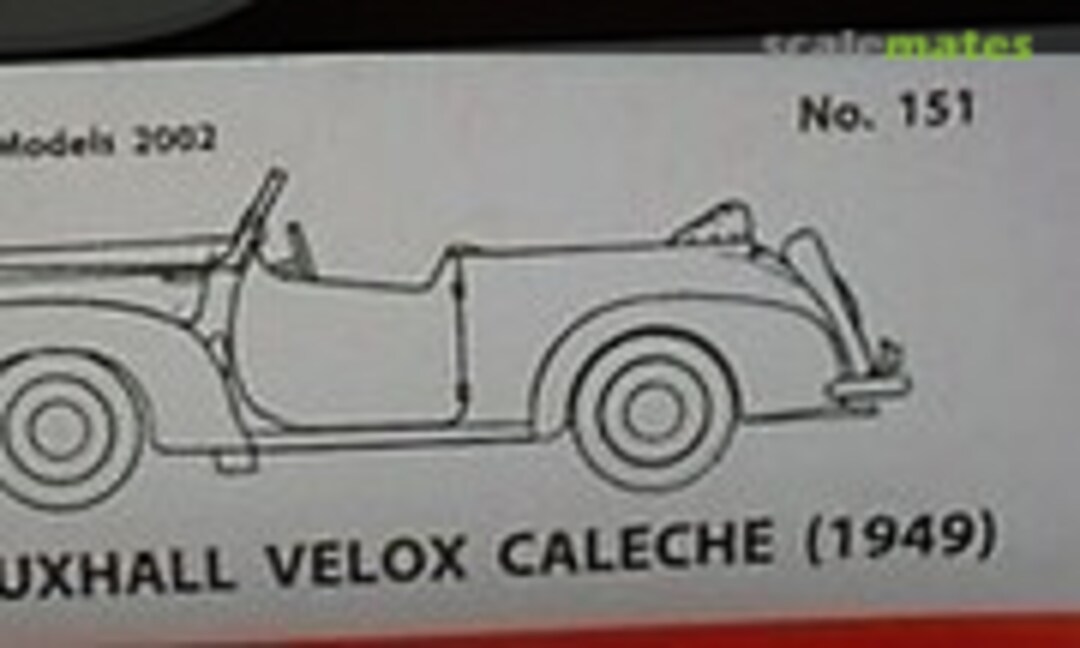 1:43 Vauxhall Velox Caleche (Somerville Models 151) 151