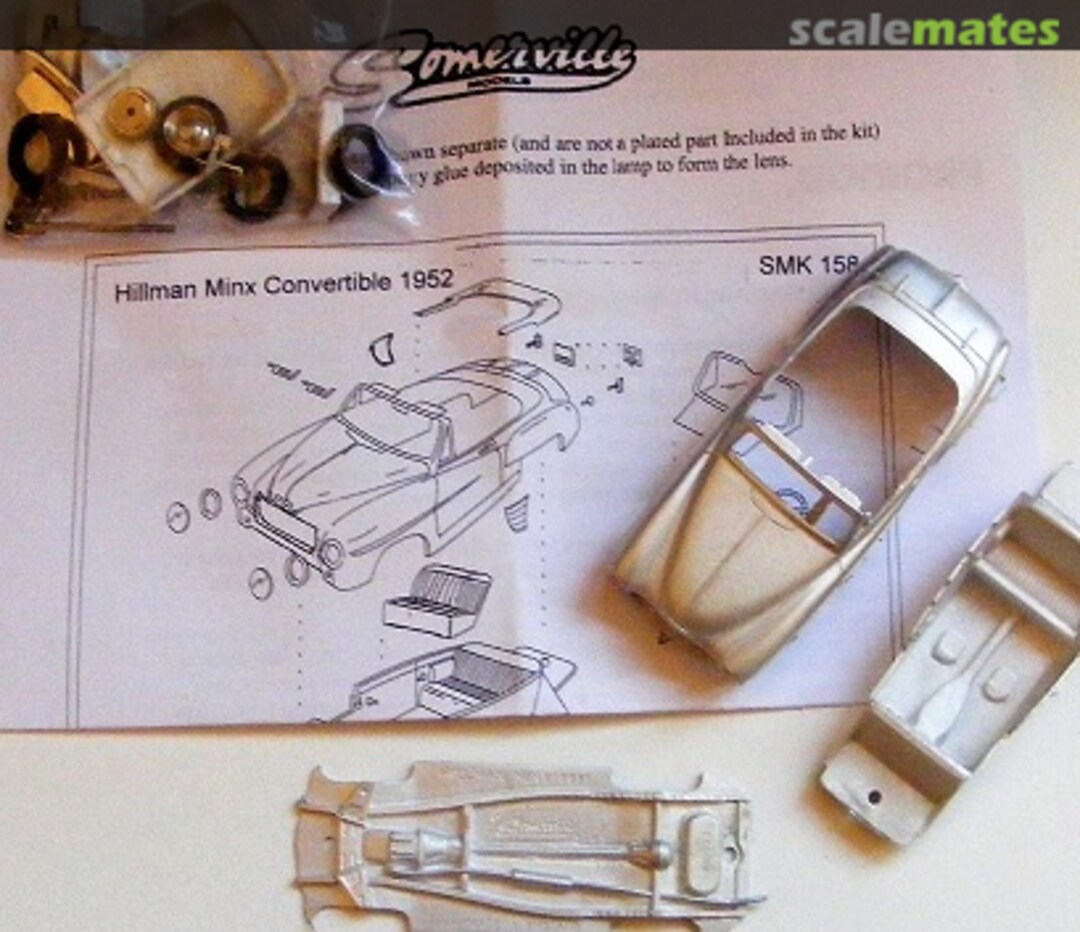 Boxart Hillman Minx Convertible SMK158 Somerville Models Boxart Hillman Minx Convertible SMK158 Somerville Models