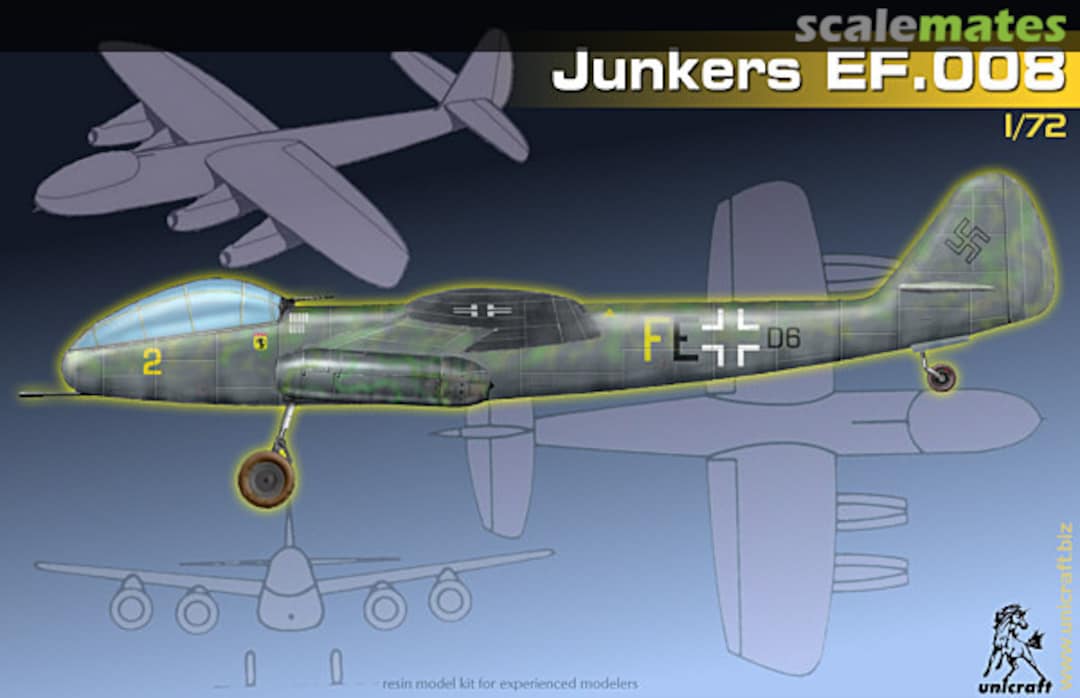 Boxart Junkers Ju.EF.008 Strahl Bomber 72287 Unicraft Models