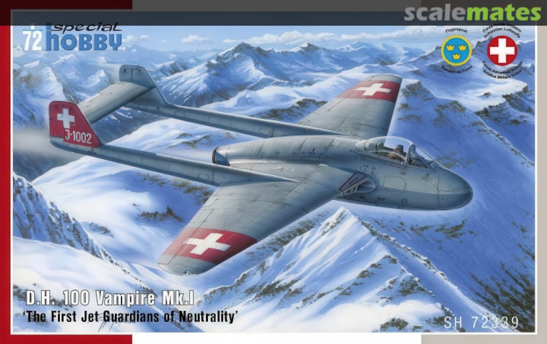 Boxart D.H. 100 Vampire Mk.I SH72339 Special Hobby Boxart D.H. 100 Vampire Mk.I SH72339 Special Hobby