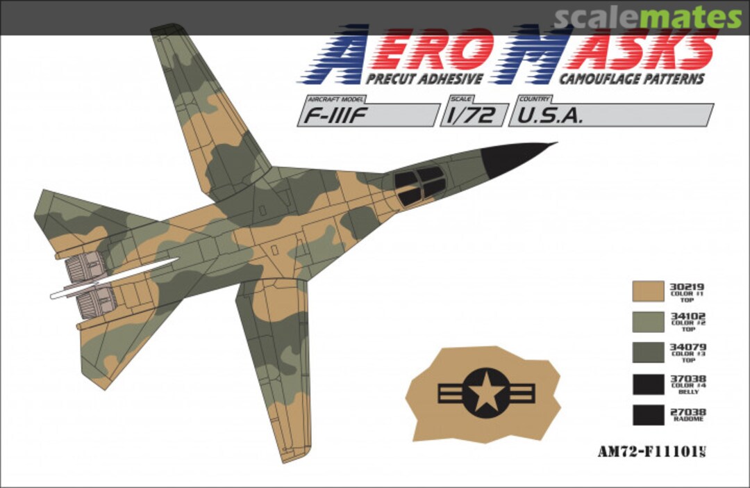 Boxart F-111F USA AM72-F11101 AeroMasks Boxart F-111F USA AM72-F11101 AeroMasks