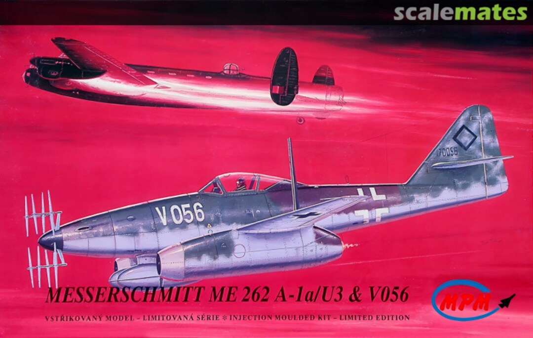 Boxart Messerschmitt Me 262 A-1a/U3 & V056 72113 MPM Production Boxart Messerschmitt Me 262 A-1a/U3 & V056 72113 MPM Production