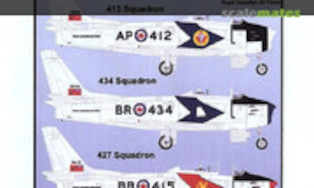 1:72 RCAF Aerobatic Sabres (DEKL's DA72006) DA72006
