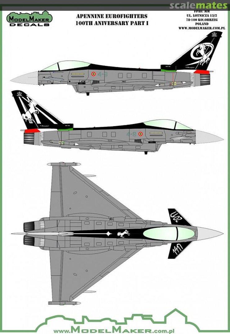 Boxart Apennine Eurofighters Part I D72141 ModelMaker Boxart Apennine Eurofighters Part I D72141 ModelMaker