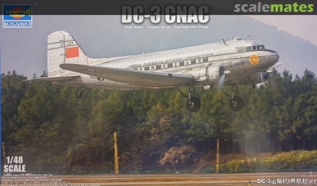 Boxart DC-3 CNAC 05813 Trumpeter