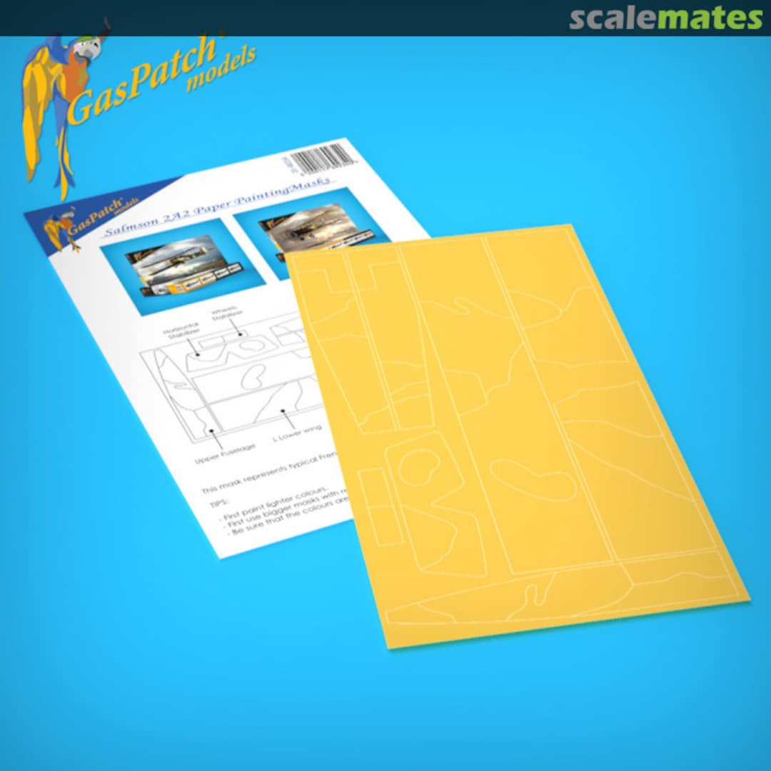 Boxart Salmson 2A2 Special Paper Painting Mask 20-48234 GasPatch Models Boxart Salmson 2A2 Special Paper Painting Mask 20-48234 GasPatch Models