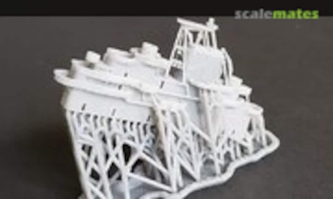 1:700 USS Bon Homme Richard CV-31 Island, November 1944 - December 1945 (Model Monkey 700-CV31 1944) 700-CV31 1944