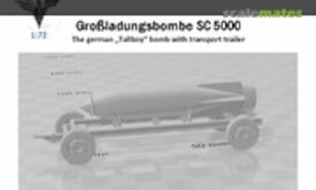 1:72 Großladungsbombe SC 5000 (Aerolus AEC003) AEC003