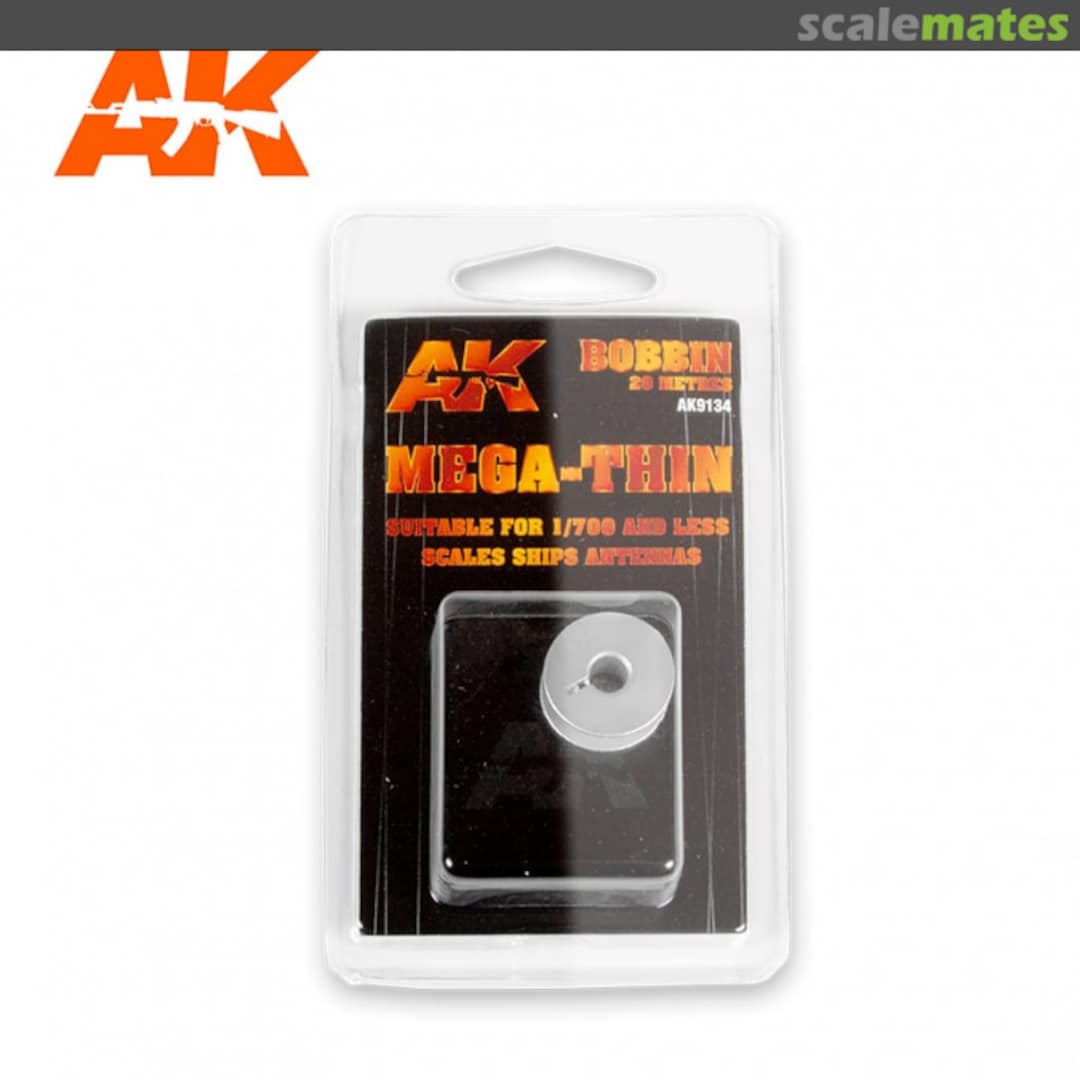 Boxart Elastic Rigging Bobbin MEGA-THIN AK9134 AK Interactive Boxart Elastic Rigging Bobbin MEGA-THIN AK9134 AK Interactive