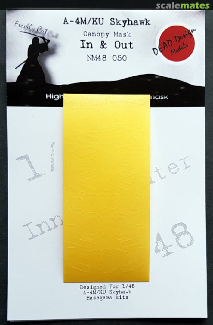Boxart A-4M/KU Skyhawk - Canopy Mask NM48050 DEAD Design Models Boxart A-4M/KU Skyhawk - Canopy Mask NM48050 DEAD Design Models