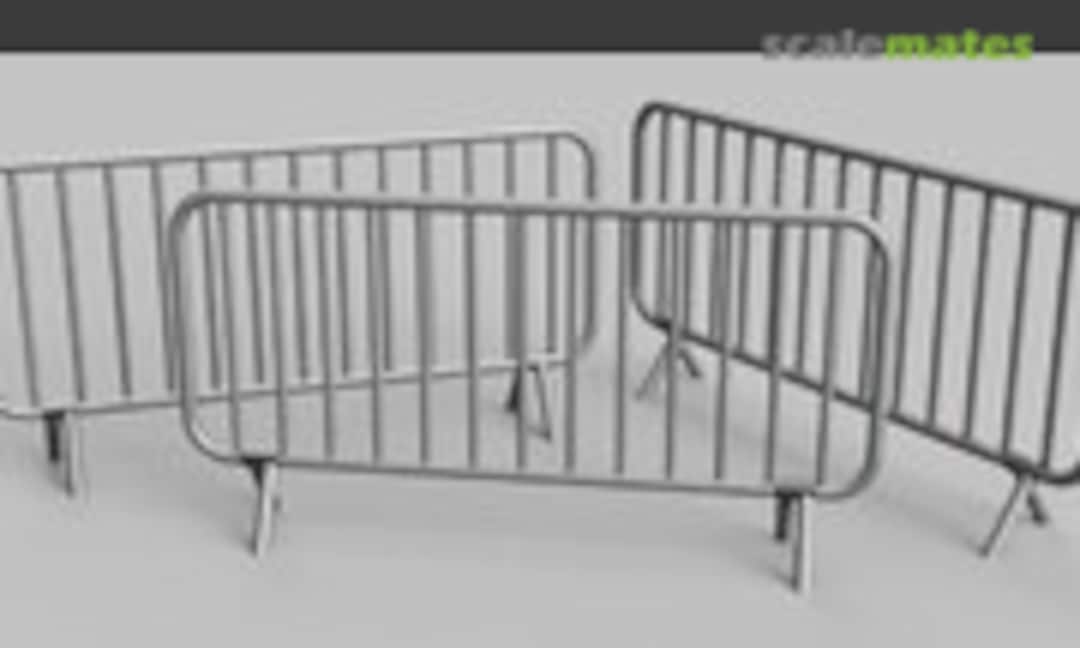 1:35 Modern Crowd Barriers (FoxHopp Models N/A) N/A