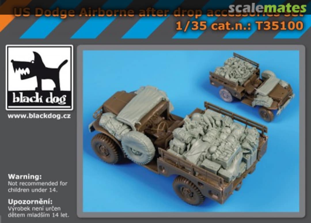 Boxart US Dodge airborne after drop accessories set T35100 Black Dog Boxart US Dodge airborne after drop accessories set T35100 Black Dog
