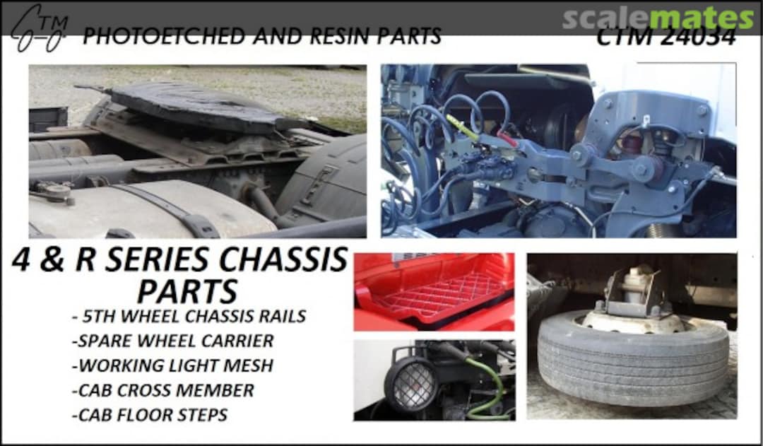 Boxart Scania 4 & R Series Chassis Parts CTM 24034 Czech Truck Model Boxart Scania 4 & R Series Chassis Parts CTM 24034 Czech Truck Model
