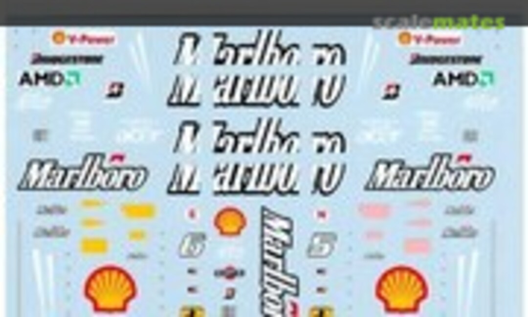 1:20 Ferrari F2007 Decal (for Fujimi) (Museum collection DC-587) DC-587
