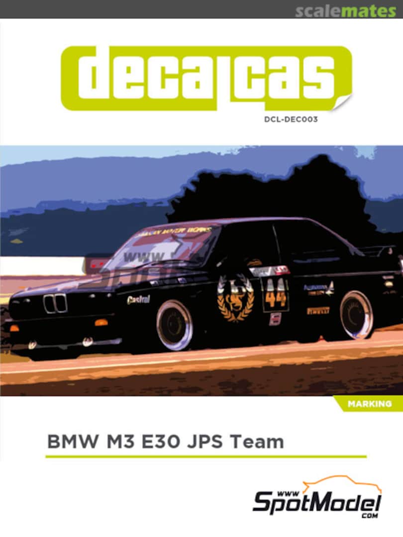 Boxart BMW M3 E30 JPS Team DCL-DEC003 Decalcas