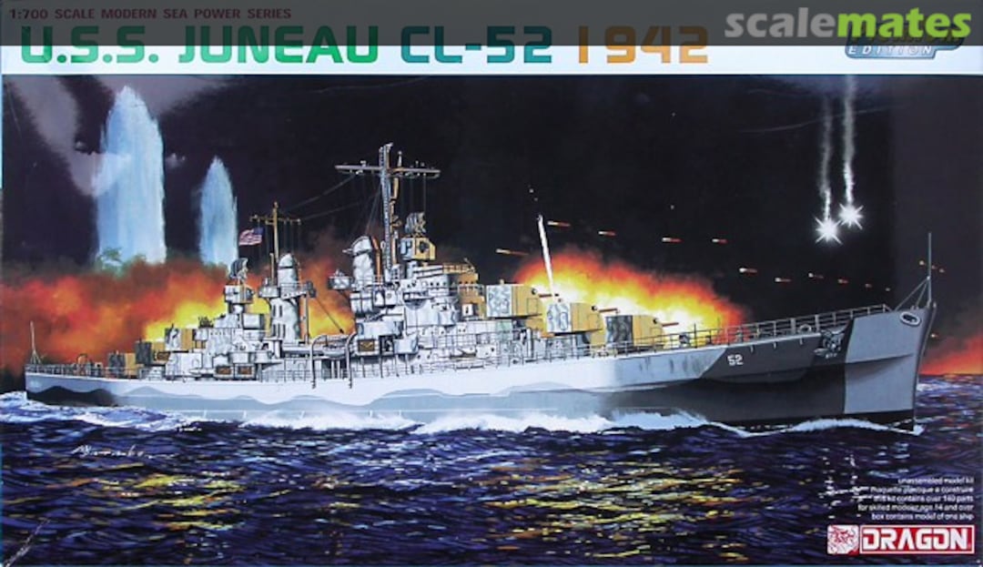 Boxart USS Juneau CL-52 1942 7066 Dragon Boxart USS Juneau CL-52 1942 7066 Dragon