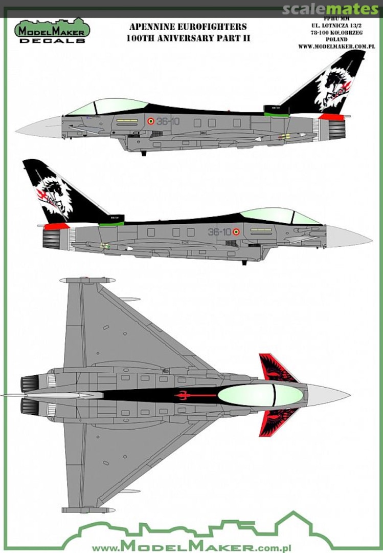 Boxart Apennine Eurofighters Part II D72142 ModelMaker Boxart Apennine Eurofighters Part II D72142 ModelMaker