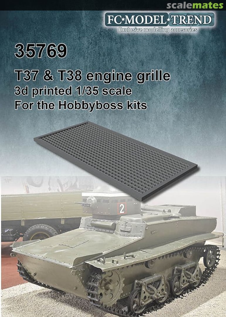 Boxart T37 & T38 Engine Grille 35769 FC Model Trend Boxart T37 & T38 Engine Grille 35769 FC Model Trend